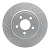 830-32018L Geoperformance Drilled/Slotted Brake Rotor, Fits Select Mini, Position: Front Left - image 1