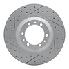 830-37008L Geoperformance Drilled/Slotted Brake Rotor, 1992-2002 Multiple Makes/Models, Position: Front Left - image 1