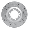 830-37008R Geoperformance Drilled/Slotted Brake Rotor, 1992-2002 Multiple Makes/Models, Position: Front Right - image 1