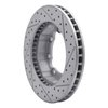 830-40045R Geoperformance Drilled/Slotted Brake Rotor, 1988-2000 Multiple Makes/Models, Position: Front Right - image 4