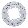 830-40052L Geoperformance Drilled/Slotted Brake Rotor, 1992-2000 Multiple Makes/Models, Position: Front Left - image 1