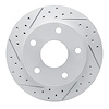 830-40077L Geoperformance Drilled/Slotted Brake Rotor, 1994-1999 Mopar, Position: Front Left - image 1