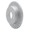 830-40083R Geoperformance Drilled/Slotted Brake Rotor, 1997-2007 Mopar, Position: Rear Right - image 2