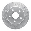 830-40094L Geoperformance Drilled/Slotted Brake Rotor, Fits Select Mopar, Position: Front Left - image 1
