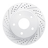 830-40105L Geoperformance Drilled/Slotted Brake Rotor, 2005-2010 Multiple Makes/Models, Position: Front Left - image 1