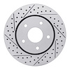 830-40107L Geoperformance Drilled/Slotted Brake Rotor, 2008-2016 Multiple Makes/Models, Position: Front Left - image 1