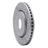 830-40107R Geoperformance Drilled/Slotted Brake Rotor, 2008-2016 Multiple Makes/Models, Position: Front Right - image 2