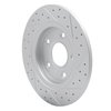 830-40109L Geoperformance Drilled/Slotted Brake Rotor, 2008-2016 Multiple Makes/Models, Position: Rear Left - image 4