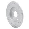 830-40109R Geoperformance Drilled/Slotted Brake Rotor, 2008-2016 Multiple Makes/Models, Position: Rear Right - image 4