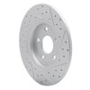 830-40113L Geoperformance Drilled/Slotted Brake Rotor, 2012-2020 Multiple Makes/Models, Position: Rear Left - image 4