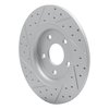 830-40113R Geoperformance Drilled/Slotted Brake Rotor, 2012-2020 Multiple Makes/Models, Position: Rear Right - image 4