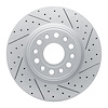830-40120R Geoperformance Drilled/Slotted Brake Rotor, Fits Select Mopar, Position: Front Right - image 1