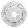 830-42003L Geoperformance Drilled/Slotted Brake Rotor, 2006-2010 Mopar, Position: Rear Left - image 1