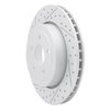 830-42003L Geoperformance Drilled/Slotted Brake Rotor, 2006-2010 Mopar, Position: Rear Left - image 2