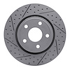 830-42005L Geoperformance Drilled/Slotted Brake Rotor, Fits Select Mopar, Position: Front Left - image 1