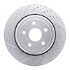 830-42008L Geoperformance Drilled/Slotted Brake Rotor, Fits Select Mopar, Position: Rear Left - image 1