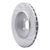 830-42008L Geoperformance Drilled/Slotted Brake Rotor, Fits Select Mopar, Position: Rear Left - image 4
