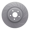 830-42009R Geoperformance Drilled/Slotted Brake Rotor, Fits Select Mopar, Position: Front Right - image 1