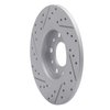 830-42012R Geoperformance Drilled/Slotted Brake Rotor, Fits Select Mopar, Position: Rear Right - image 4