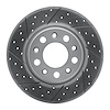 830-42014L Geoperformance Drilled/Slotted Brake Rotor, Fits Select Mopar, Position: Rear Left - image 1