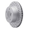 830-42022R Geoperformance Drilled/Slotted Brake Rotor, 1990-1999 Mopar, Position: Front Right - image 2