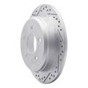 830-42023L Geoperformance Drilled/Slotted Brake Rotor, 1993-1998 Mopar, Position: Rear Left - image 2