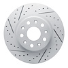 830-42039L Geoperformance Drilled/Slotted Brake Rotor, Fits Select Mopar, Position: Front Left - image 1