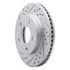 830-45003L Geoperformance Drilled/Slotted Brake Rotor, 1983-1996 GM, Position: Front Left - image 2