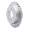 830-45011R Geoperformance Drilled/Slotted Brake Rotor, 2006-2010 GM, Position: Rear Right - image 2