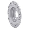 830-45015L Geoperformance Drilled/Slotted Brake Rotor, 2011-2016 GM, Position: Rear Left - image 4