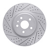 830-45017L Geoperformance Drilled/Slotted Brake Rotor, 2009-2017 GM, Position: Front Left - image 1