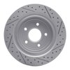 830-46021L Geoperformance Drilled/Slotted Brake Rotor, 2005-2013 GM, Position: Rear Left - image 3