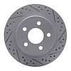 830-47025R Geoperformance Drilled/Slotted Brake Rotor, 1993-1997 GM, Position: Rear Right - image 1