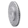 830-47033L Geoperformance Drilled/Slotted Brake Rotor, 2006-2011 GM, Position: Front Left - image 2