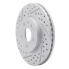 830-47043L Geoperformance Drilled/Slotted Brake Rotor, Fits Select GM, Position: Front Left - image 2