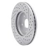 830-47043L Geoperformance Drilled/Slotted Brake Rotor, Fits Select GM, Position: Front Left - image 4