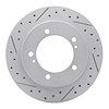 830-47060L Geoperformance Drilled/Slotted Brake Rotor, 1999-2004 Multiple Makes/Models, Position: Front Left - image 1