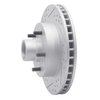 830-47065L Geoperformance Drilled/Slotted Brake Rotor, 1969-1996 GM, Position: Front Left - image 2