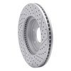 830-47069L Geoperformance Drilled/Slotted Brake Rotor, 2006-2009 GM, Position: Front Left - image 4