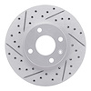 830-47076L Geoperformance Drilled/Slotted Brake Rotor, Fits Select GM, Position: Front Left - image 1