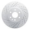 830-47087L Geoperformance Drilled/Slotted Brake Rotor, Fits Select GM, Position: Front Left - image 1