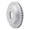 830-48008L Geoperformance Drilled/Slotted Brake Rotor, 1988-2000 GM, Position: Front Left - image 2