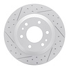 830-48044L Geoperformance Drilled/Slotted Brake Rotor, 2002-2005 GM, Position: Front Left - image 1