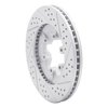 830-48057L Geoperformance Drilled/Slotted Brake Rotor, 2009-2012 GM, Position: Front Left - image 4