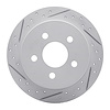 830-52012L Geoperformance Drilled/Slotted Brake Rotor, 1997-2005 GM, Position: Rear Left - image 1
