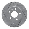 830-53007L Geoperformance Drilled/Slotted Brake Rotor, 2002-2008 GM, Position: Rear Left