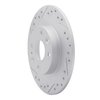 830-54003L Geoperformance Drilled/Slotted Brake Rotor, 1990-2003 Ford/Lincoln/Mercury/Mazda, Position: Rear Left - image 2