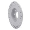830-54003L Geoperformance Drilled/Slotted Brake Rotor, 1990-2003 Ford/Lincoln/Mercury/Mazda, Position: Rear Left - image 4