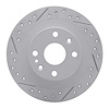 830-54003R Geoperformance Drilled/Slotted Brake Rotor, 1990-2003 Ford/Lincoln/Mercury/Mazda, Position: Rear Right - image 1