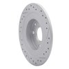 830-54003R Geoperformance Drilled/Slotted Brake Rotor, 1990-2003 Ford/Lincoln/Mercury/Mazda, Position: Rear Right - image 4
